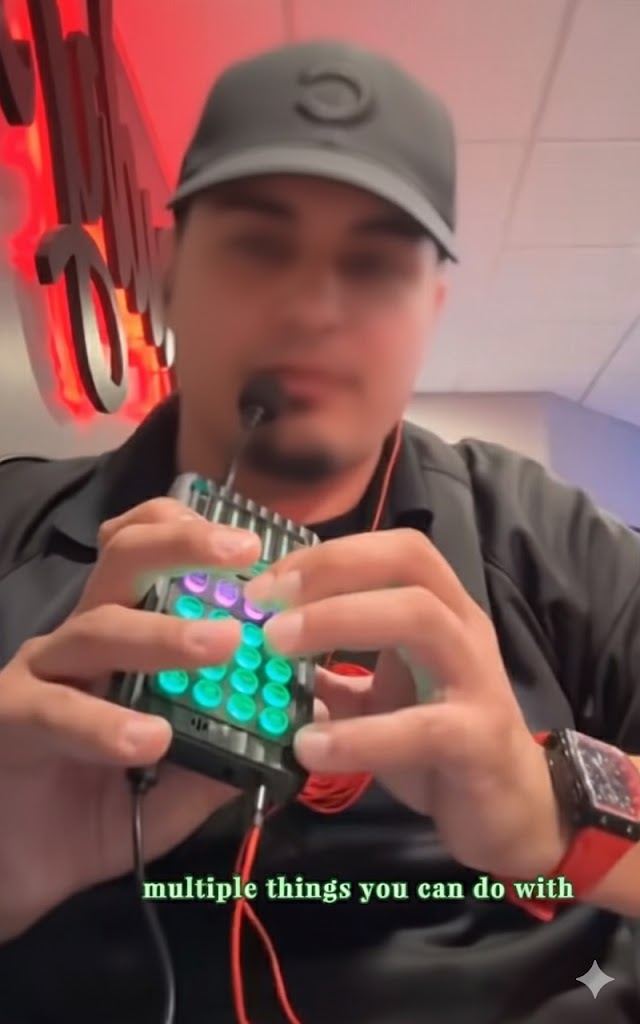 M1 voice changer in hand real user TikTok LIVE gaming