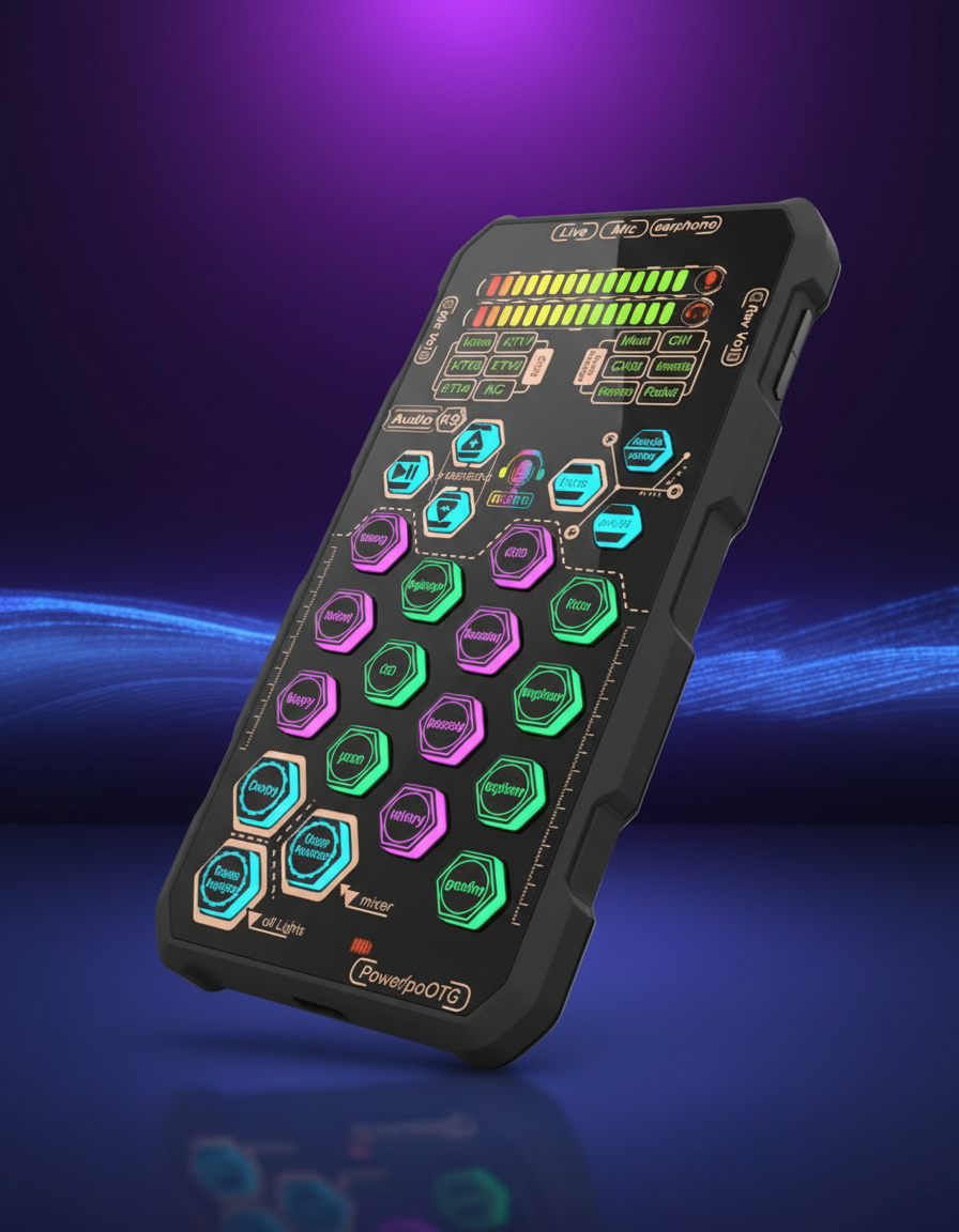 HexaVoice Pro RGB – Multi-Function Voice Changer Mic ($30.99)