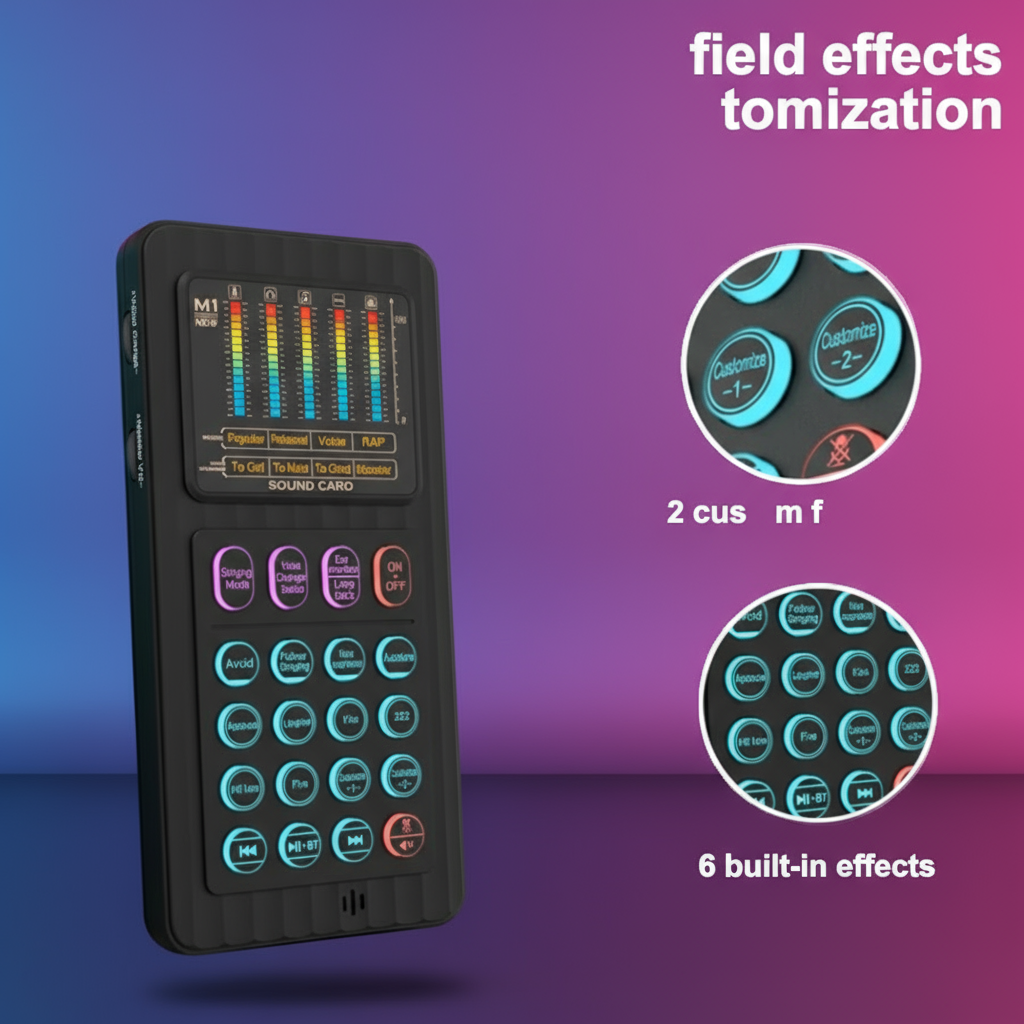 M1 Pro Voice Changer – 12 Voices + 6 Sound Effects LIVE! 🎤🔥