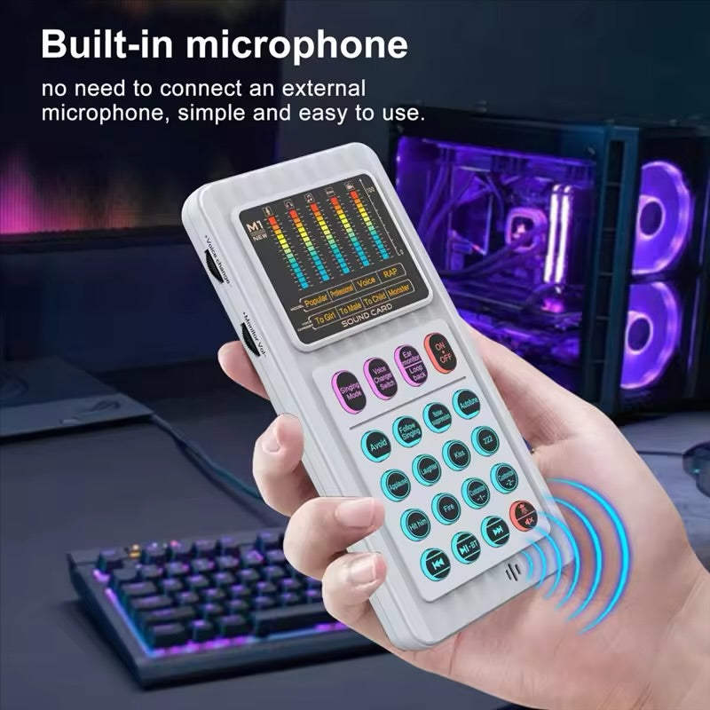 M1 Pro Voice Changer – 12 Voices + 6 Sound Effects LIVE! 🎤🔥